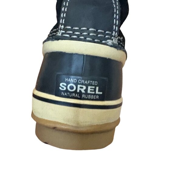 Sorel Joan of Arctic Knit II Waterproof Winter Boots Black Womens Size 9 Lace Up - Picture 9 of 9